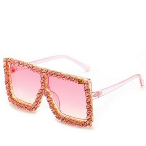 Vintage Oversized Square Frame Sunglasses